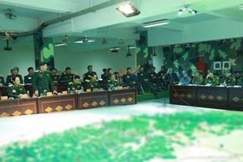 Học viện Quốc phòng tổ chức diễn tập tác chiến phòng thủ quân khu