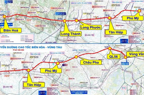 Vốn nhà nước cho dự án cao tốc Biên Hòa - Vũng Tàu khoảng 6.770 tỷ đồng