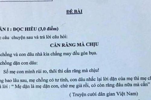 Giáo viên ra đề Ngữ văn có nội dung nhạy cảm