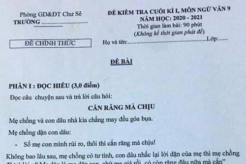 Gia Lai: Ra đề văn chứa nội dung nhạy cảm, dung tục, một giáo viên bị kiểm điểm