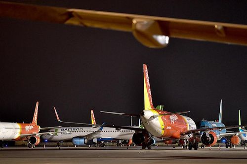 Lượng tàu bay bảo quản dừng bay tiếp tục tăng cao