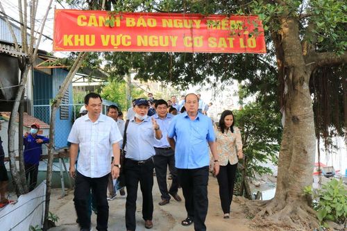 An Giang: Đề nghị ban bố tình huống khẩn cấp khu vực sạt lở rạch Cái Sắn đang phát sinh