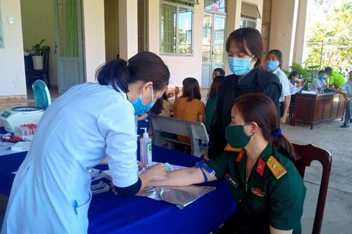 150 đơn vị máu được hiến tại ngày hội hiến máu tình nguyện Đạ Huoai
