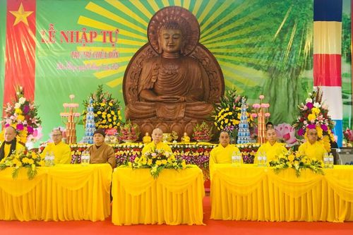 Lễ nhập tự và an vị tượng Phật tại chùa Bốn