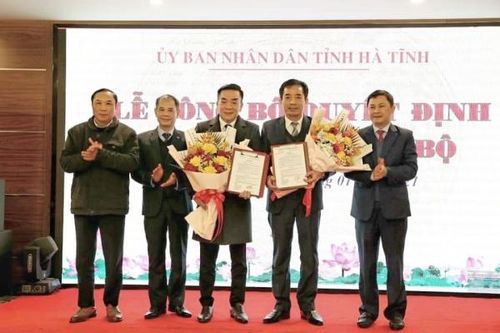 Sở Y tế Hà Tĩnh có 2 tân phó giám đốc