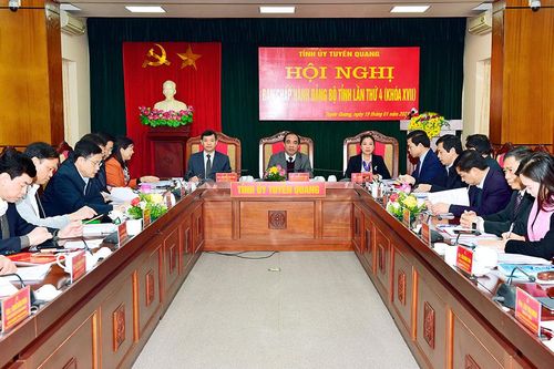 Hội nghị Ban Chấp hành Đảng bộ tỉnh lần thứ 4