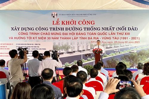 Thành phố Vũng Tàu khởi công dự án giao thông trên 850 tỷ đồng