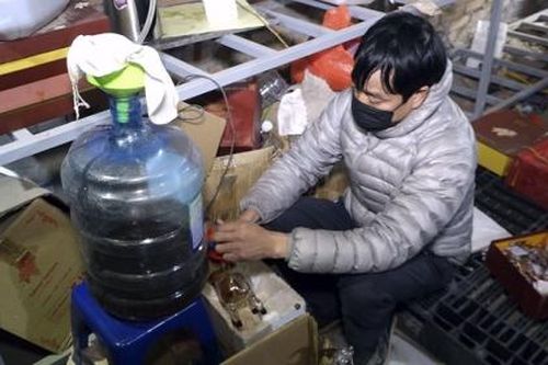 Hà Nội: Triệt phá cơ sở sản xuất rượu giả đóng chai hình con giáp