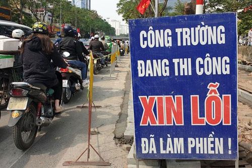 Hà Nội: Yêu cầu dừng thi công, đào đường từ ngày 20-1