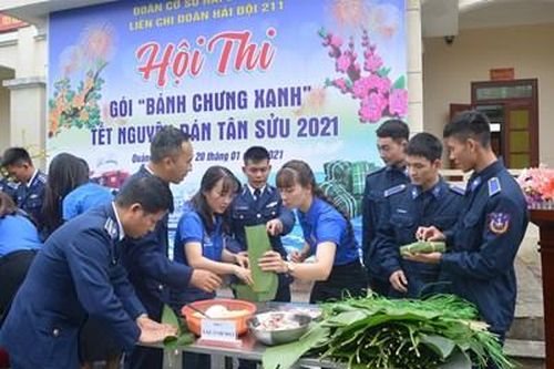 Sôi nổi hội thi gói 'Bánh chưng xanh'
