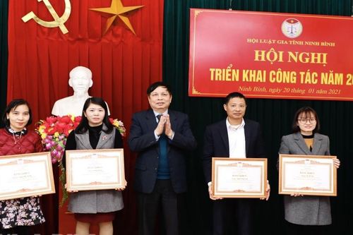 Ninh Bình: Hội Luật gia tỉnh triển khai nhiệm vụ công tác năm 2021