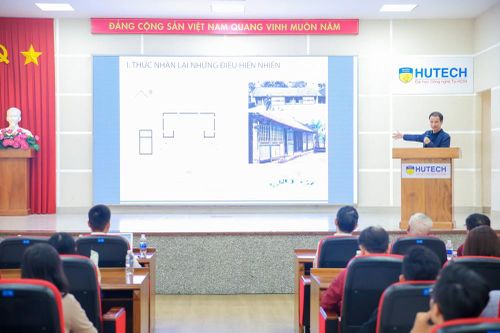 Đối thoại với kiến trúc sư Hoàng Thúc Hào, sinh viên HUTECH học cách tìm cảm hứng sáng tạo