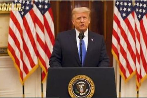 Ông Trump phát biểu từ biệt trước khi rời khỏi Nhà trắng