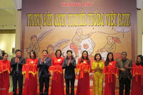 Hải Phòng: Khai mạc trưng bày tranh dân gian truyền thống Việt Nam