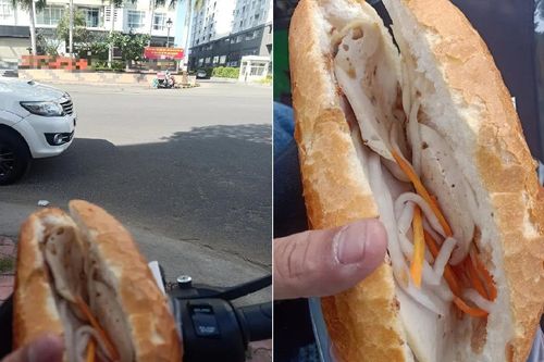 Mua bánh mì vỉa hè ở khu nhà giàu, tài xế xe ôm công nghệ 'khóc thét' vì điều này
