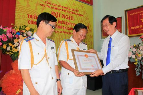 Cục Thi hành án dân sự tỉnh An Giang hoàn thành xuất sắc chỉ tiêu nhiệm vụ được giao