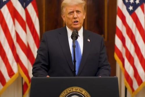 Trước giờ G chuyển giao quyền lực ở Mỹ - Tổng thống Trump phát biểu chia tay