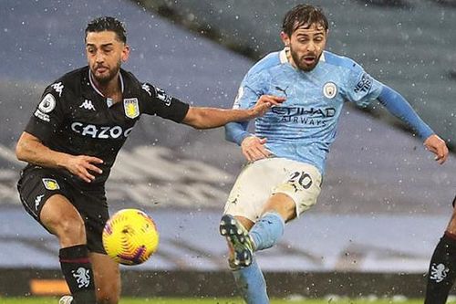 Man City: Tranh cãi kịch liệt ở bàn mở tỷ số của Silva vào lưới Aston Villa