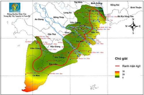 Xâm nhập mặn ở đồng bằng sông Cửu Long không nghiêm trọng như năm 2020
