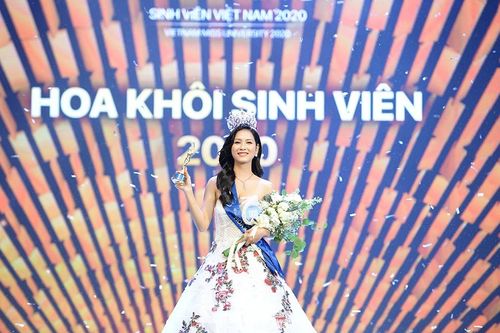 Nhan sắc rạng ngời của nữ sinh viên giành vương miện Hoa khôi Sinh viên Việt Nam 2020