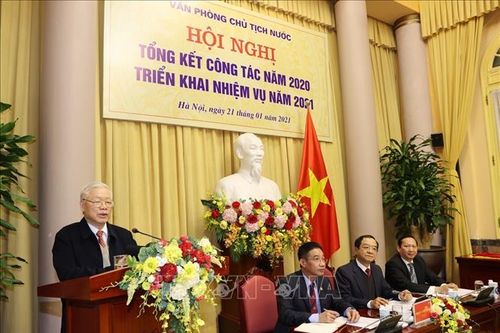 Hội nghị triển khai nhiệm vụ năm 2021 của Văn phòng Chủ tịch nước