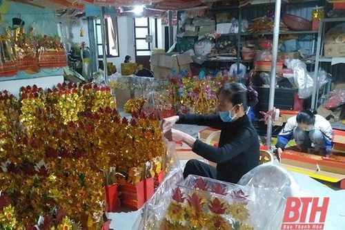 Làng nghề vào tết