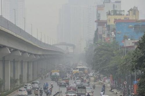 Hà Nội và TP.HCM mịt mù từ sáng tới trưa, chất lượng không khí rất xấu