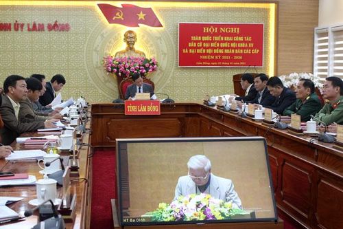 Trực tuyến toàn quốc triển khai công tác bầu cử