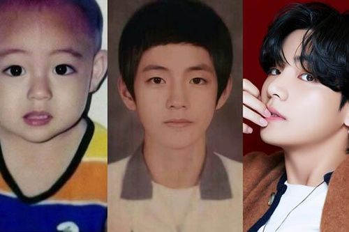 Fan vẫn kinh ngạc với 'visual' của V BTS từ khi còn nhỏ