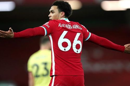 Alexander-Arnold phá kỷ lục buồn trong ngày Liverpool thua Burnley