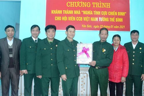 Khánh thành nhà 'Nghĩa tình CCB' tại xã Tân Long (Yên Sơn)