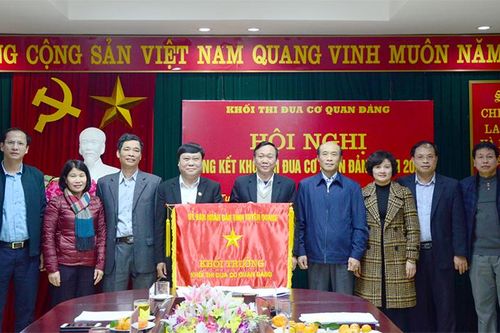 Khối thi đua cơ quan Đảng tỉnh triển khai nhiệm vụ năm 2021