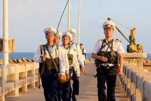 Quân dân Trường Sa hướng về Đại hội đại biểu toàn quốc lần thứ XIII của Đảng