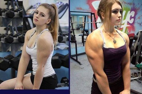 Những cô gái có khuôn mặt khả ái nhưng thân hình lực sĩ gây choáng váng