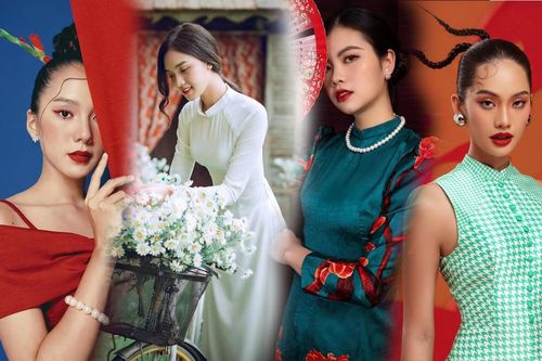 Dàn người đẹp Hoa hậu Việt Nam 2020 diện áo dài đẹp 'bất phân thắng bại'