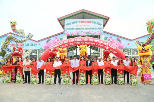 TP Sa Đéc ra mắt Trung tâm Thương mại hoa kiểng lớn nhất ĐBSCL