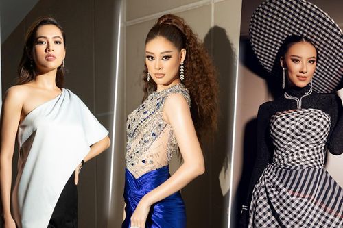Khánh Vân lột xác với tóc xù ấn tượng, Kim Duyên diện thiết kế khăn rằn đọ sắc cùng Hoàng My tối giản