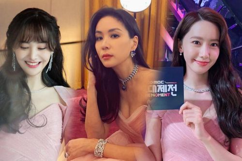 Vợ Jang Dong Gun diện váy 100 triệu khoe body nóng bỏng ở tuổi 48: Đụng hàng Trịnh Sảng và Yoona (SNSD)!