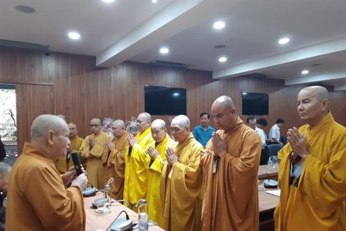 Lãnh đạo Phật giáo và chính quyền Đồng Tháp chúc Tết Trung ương Giáo hội