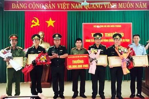 Bộ tư lệnh Bộ đội Biên phòng trao thưởng các lực lượng có thành tích đấu tranh phòng, chống tội phạm