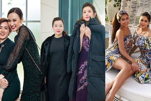 Ngưỡng mộ nhan sắc như chị em của mẹ con nhà mỹ nhân Việt
