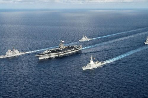 Tàu sân bay của Mỹ đi vào Biển Đông dưới thời tân Tổng thống Biden