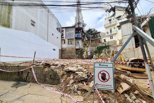 Xây khách sạn gây sự cố nghiêm trọng, nhiều hộ dân di dời khẩn cấp