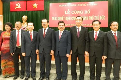 Thành phố Thủ Đức bổ nhiệm một loạt cán bộ chủ chốt