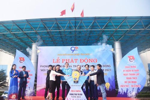 Đoàn Khối Doanh nghiệp Nghệ An phát động thi đua, chào mừng Đại hội Đảng toàn quốc