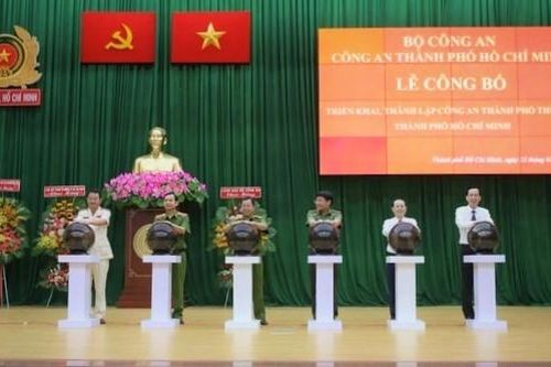 Công bố Quyết định thành lập Công an thành phố Thủ Đức