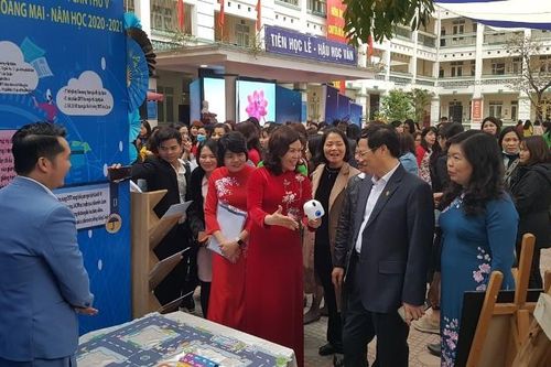 Sôi nổi Ngày hội công nghệ thông tin quận Hoàng Mai lần thứ V năm 2021