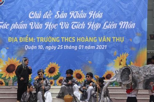 Học sinh tái hiện những tác phẩm văn học trên sân khấu