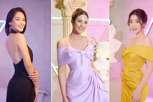 Dàn Hoa hậu, Á hậu đọ sắc vóc nóng bỏng trong đám cưới Á hậu Thúy An