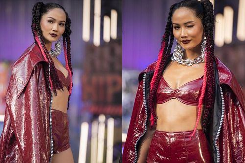H'Hen Niê tái xuất với phong cách đường phố, mặc áo crop-top khoe hình thể nóng bỏng